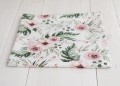 baby swaddle with flowers