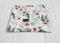 baby swaddle with flowers