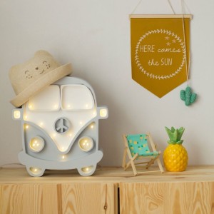 LITTLE LIGHTS - VAN LAMP GRAY/WHITE