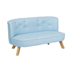 SOMEBUNNY - ECO LINEN SOFA FOR CHILDREN POWDER BLUE