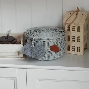 LITTLE DREAMS - WICKER CASKET GRAY