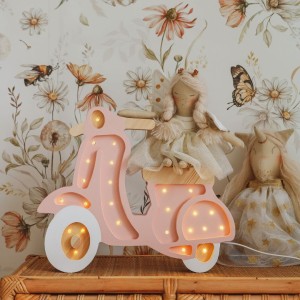 LAMPKA SKUTER POWDER PINK - LITTLE LIGHTS 