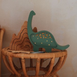 LITTLE LIGHTS - DINO DIPLODOCUS MINI LAMP MILITARY GREEN