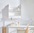 Białe biurko Royal Timeless White Bellamy w aranżacji pokoju dziecięcego – Tuliroom