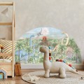 wall sticker world of dinosaurs