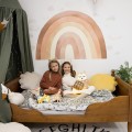 wall sticker rainbow beige