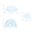 wall stickers set mini rainbows