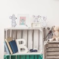 wall stickers mice family