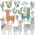 wall stickers for children llamas
