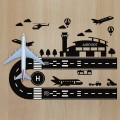 floor sticker airport