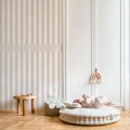 wallpaper with beige stripes