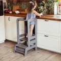 szary kitchen helper z tablicą kredową meow baby