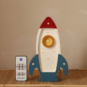LAMPKA RAKIETA MINI GALACTIC WHITE - LITTLE LIGHTS 