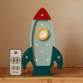 lampka nocna z pilotem rakieta mini