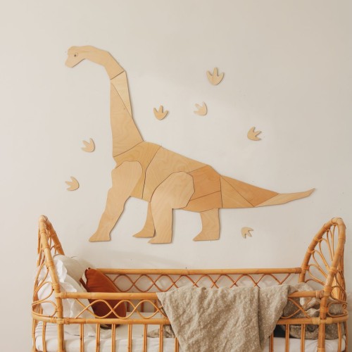 dekoracja na ścianę dinozaur diplodok