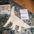 dekoracja ścienna diplodok origami