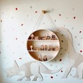 dekoracja na ścianę do pokoju dziecka triceratops