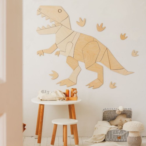 dekoracja na ścianę t rex
