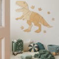 dekoracja na ścianę do pokoju dziecka t rex