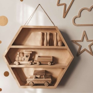 MINE WOOD - HEXAGON SHELF
