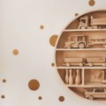 round big shelf for kids room