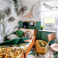 plywood wall decoration diplodok
