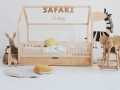 wooden inscription for kids room safari time
