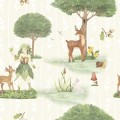 tapeta zielona knieja yoko design