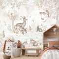 wallpaper forest clearing