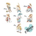 wall sticker for children mouse street