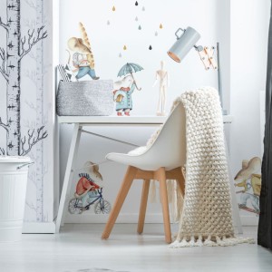 DEKORNIK - WALL STICKER SET LITTLE MOUSE STREET