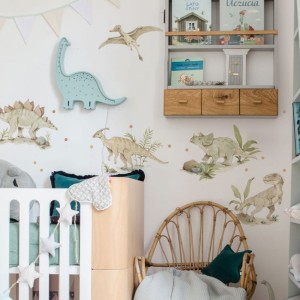 DEKORNIK - WALL STICKER SET HAPPY DINO WONDERLAND