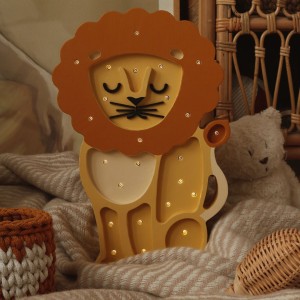 LITTLE LIGHTS - LION LAMP AFRICAN YELLOW