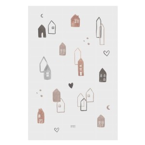 GUGU THE HERO - NATURAL RUBBER BABY MAT SCANDI TOWN BIG 