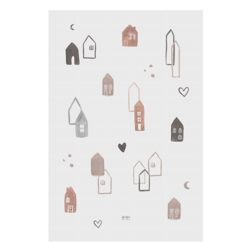 big play mat for children scandi town