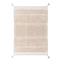 bawelniany rozowy dywan do pokoju dziewczynki