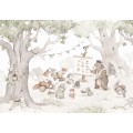 mural lesny do pokoju dziecka