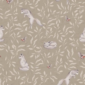 TAPETA DZIECIĘCA FOX AND BIRD - DEKORILLO 