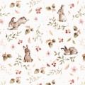 wallpaper for kids happy rabbits