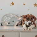 deer lamp gray