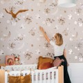 wallpaper birds in the night sky