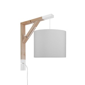 LAMPA SIMPLE SZARA