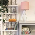 pink table lamp
