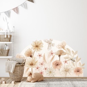 PASTELOWE LOVE - WALL STICKER MEADOW BOHO