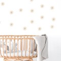 flower stickers for girls boho room