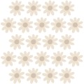 flower stickers for girls boho room