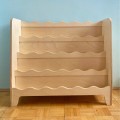 biblioteczka falbanka montessori