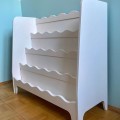 biblioteczka frontowa biała