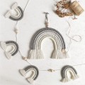 grey rainbow macrame