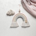 rainbow macrame for girls room